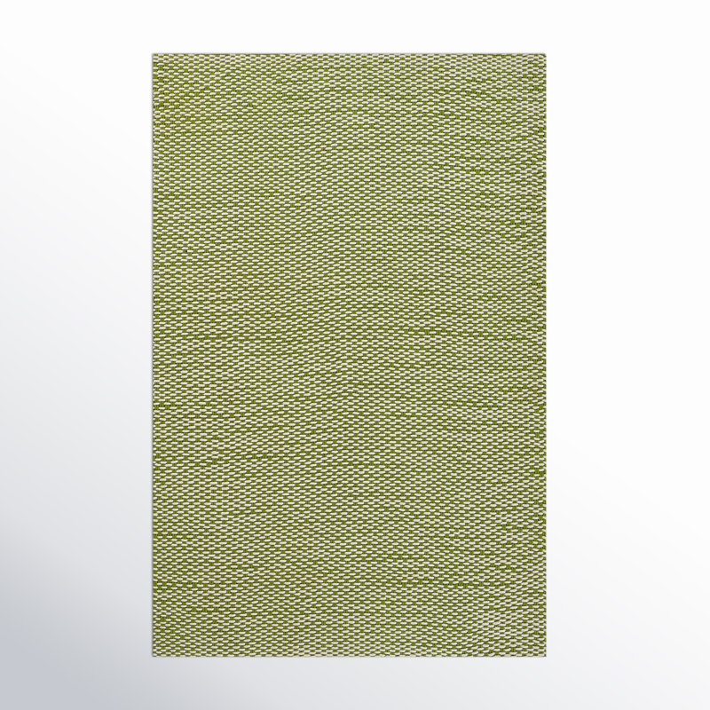 Marseille Hand Woven Geometric Green Indoor Outdoor Rug | AllModern