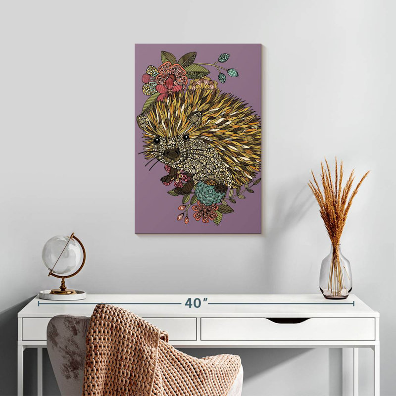 Brampt The Cute Hedgehog, 24" H x 16" W