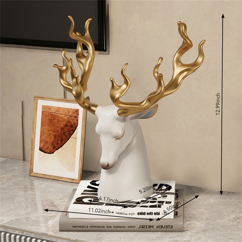 Ornement artistique, H 12,99 po x l 4,17 po x P 5,2 po