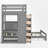 L - Shape Twin Over Twin Bunk Bed With Built-In Desk And Storage-1398898236