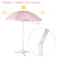 Parasol de plage inclinable 6,5 pi avec sac de transport-1642781879