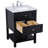 Bonsai 24'' Single Bathroom Vanity with Marble Top-1878870701