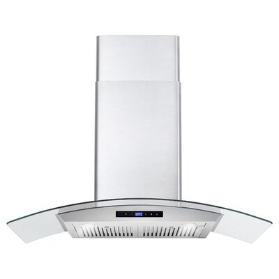 36"" 380 CFM Ducted Wall Mount Range Hood in Stainless Steel -  Cosmo, COS-668WRCS90