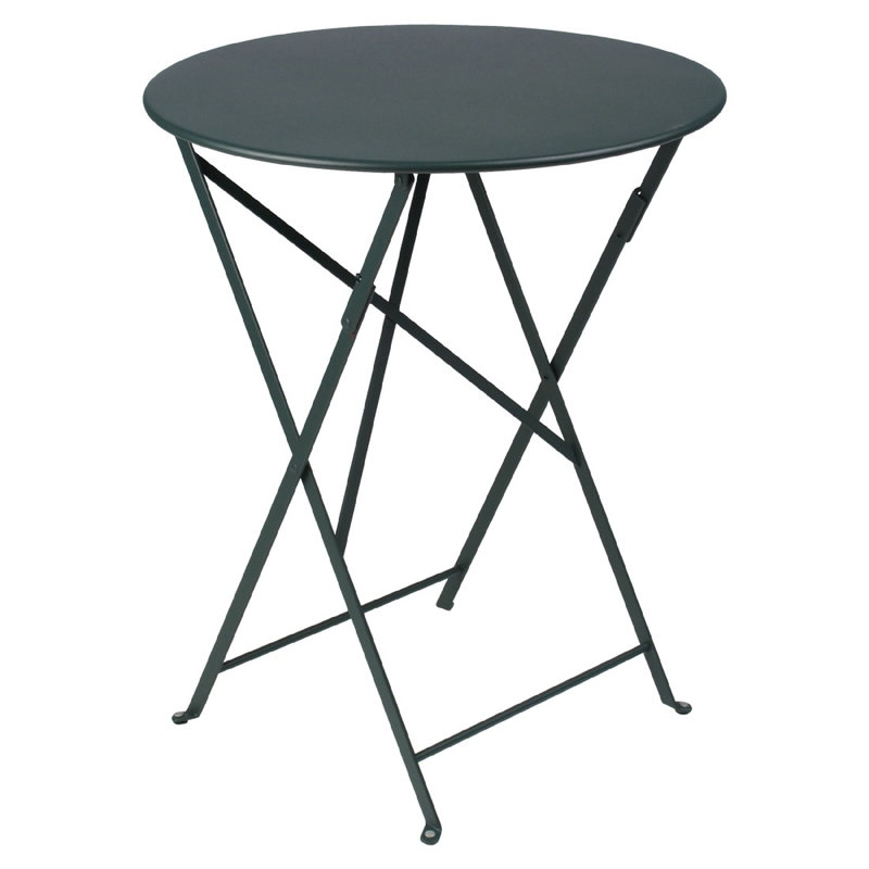 Bistro Outdoor Round Bistro Table, Cedar Green, 29" H x 24" W x 24" L
