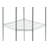 TRINITY EcoStorage Chrome 4-Tier NSF Corner Steel Wire Shelving Unit w/ Wheels(27 in. W x 18 in. D)