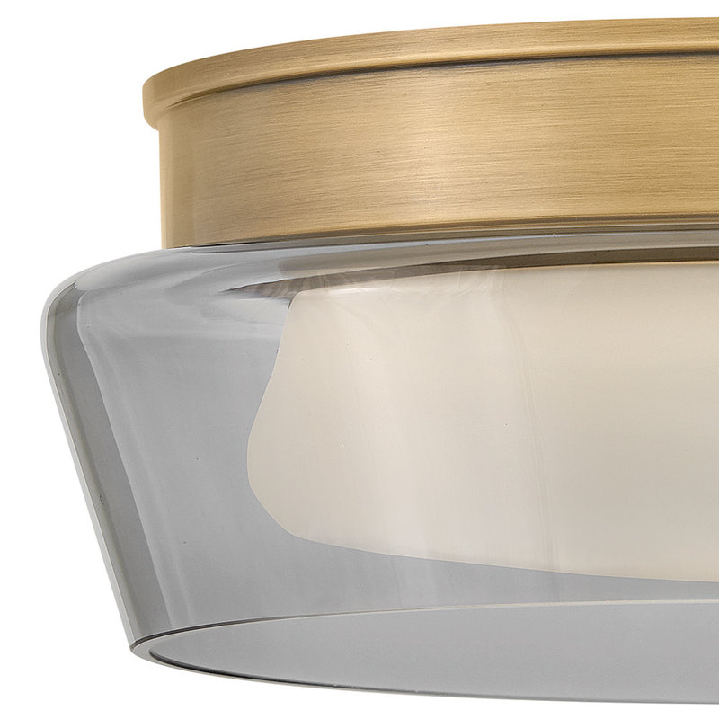 DEMI Flush Mount, Heritage Brass