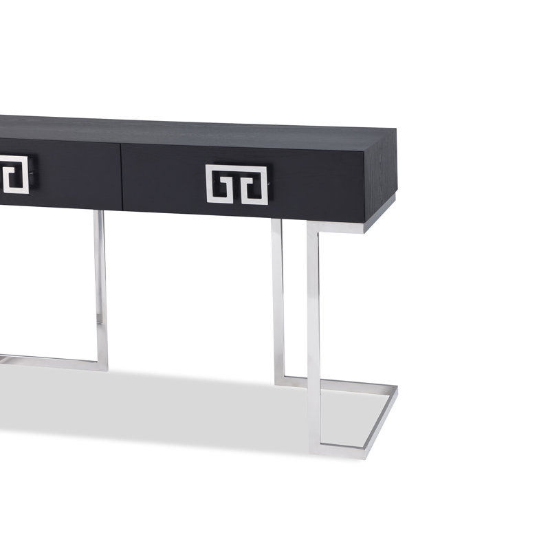 Nobbu 47'' W Console Table, Silver
