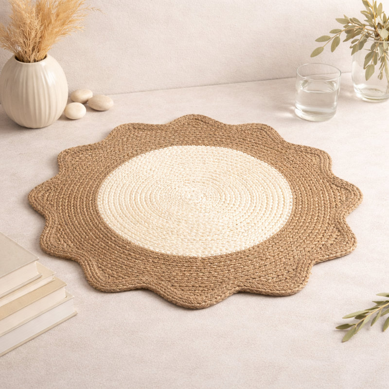 Polyester Solid Colour Placemat, Beige