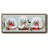 Snow Globe Village Collection D- Framed Canvas