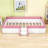 Upholstered Daybed with Guardrails and Stairs-1493688740-1493688737