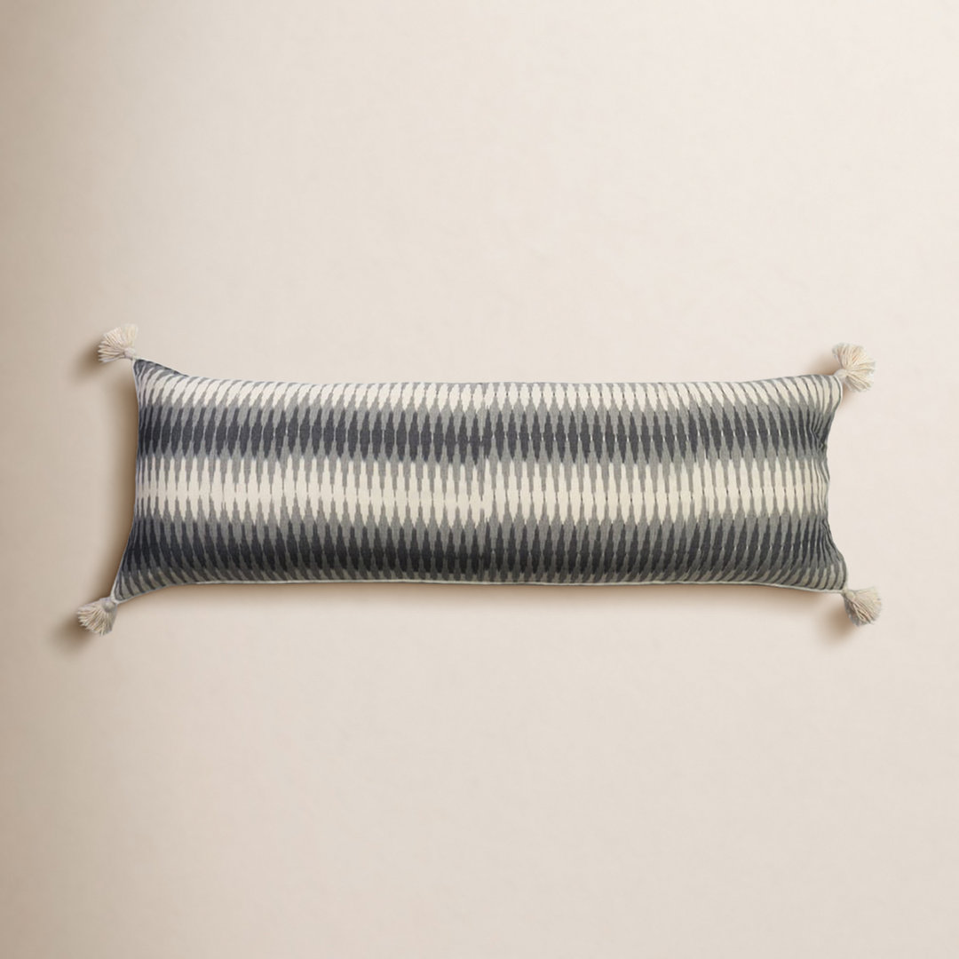 Mitee Reversible Extra Long Bolster Pillow Amity Home