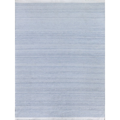 Bintan Chevron Area Rug in Light Blue