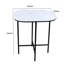 Table de bout en céramique avec structure en métal-441304935