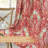 Floral Teal Curtains for Bedroom 80% Blackout Thermal Insulated Lined Double Layer Vintage Peacock Printed Pattern Darkening Drapes for Living Room Grommet 2 Panels-285242210-292569399-282981375