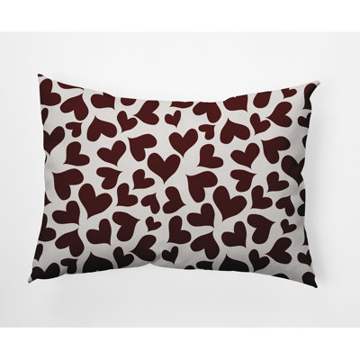 Housse et insert de coussin rectangulaire en polyester pour l'intérieur et l'extérieur