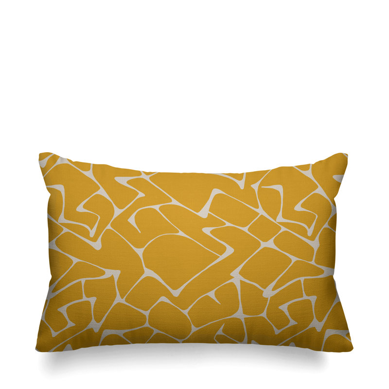 Housse de coussin d'extérieur Huxley, Moutarde