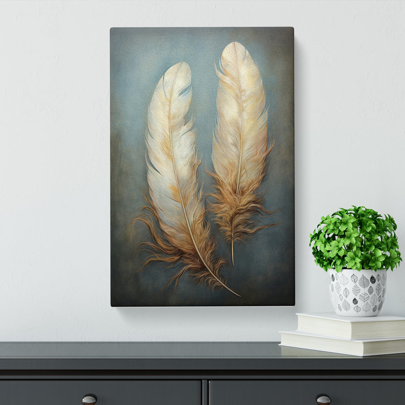 Feather Symbolism - Print on Canvas