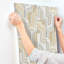 Tulum Khaki Surreal Shapes Wallpaper-1021068758