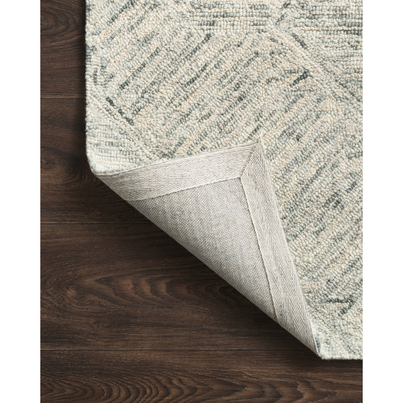 Yancheva Wool Geometric Indoor Rug, Runner 2'6" x 9'9"