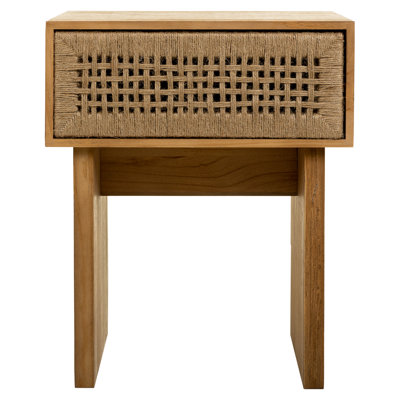 Montine 45cm W Solid + Manufactured Wood Bedside Table