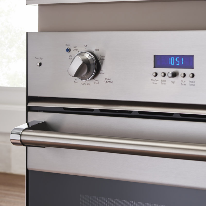 30" Electric Double Oven, Eucalyptus