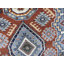Tapis de zone en laine rouge 4 pi 2 po x 11 pi 8 po one-of-kind main noué la Bechtold