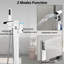 Robinet de salle de bain avec bec cascade et robinet inverseur à finition de baignoire-120951964