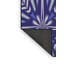 Tapis bleu/ivoire tissé à la machine-1316949069