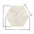 Hexagon Marble Tile, Marble, Natural Marble, For Wall, Ol Textured Finished, 3D Fluted Marble, Natural Stone, Genuine Marble, Real Marble, 1 Box 12 Pcs-117041662