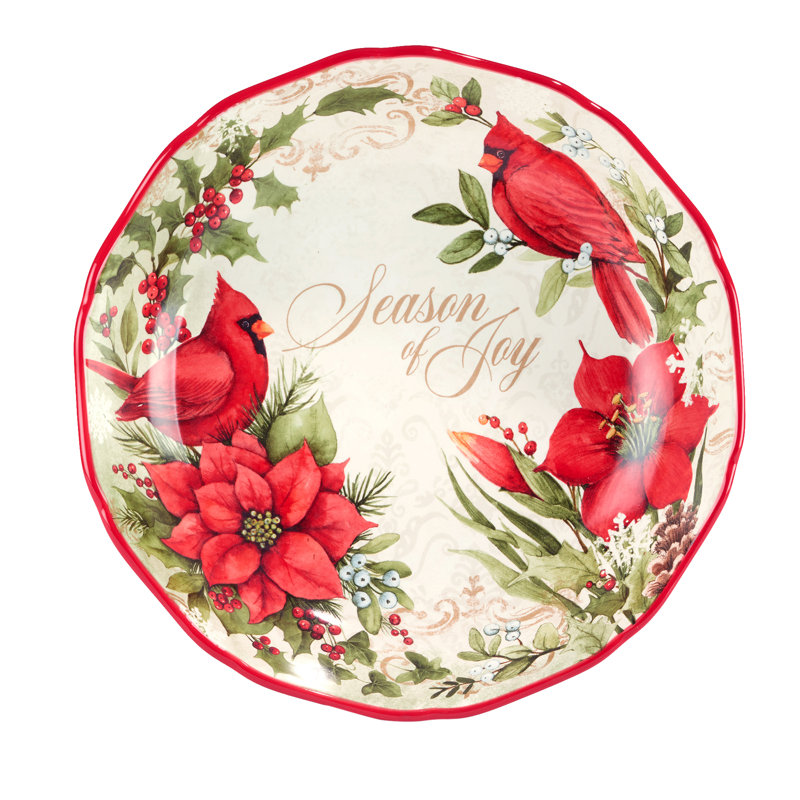 Ensemble de 4 assiettes Winter''s Medley