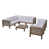 Gray Frame/White Cushion