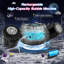 cossy Bubble Machine, 360° Automatic Rotation Bubble Machine for Kids, Rechargeable Bubble Maker with Remote Control, RGB Lights & 20000+ Bubbles/Min, Suitable for Outdoor, Parties, Weddings, Grey-124652147