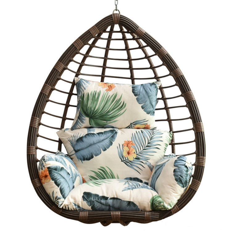 Wherry Hanging Chair Cushion, Cushions for Hanging Egg Chair,Washable Swing Chair Cushion, Garden Hanging Bay Isle Home