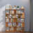 Space-saving Bookcases Set, Mdf Dark Oak, Modern Home Storage Solution