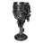 Medieval Gothic Twin Serpentine Dragons Wine Goblet Chalice With Celtic Knotwork