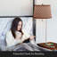 Lampe de chevet DEL moderne avec abat-jour tambour en tissu et coussin de recharge sans fil Madison-62954074