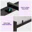 Lit plateforme tapissier moderne avec rangement, tête de lit, station de charge USB et lumières DEL-1062720595-1062720592-1048332082
