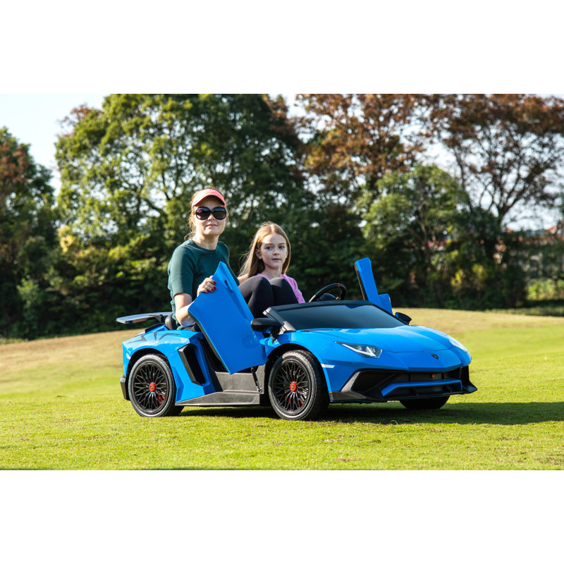 Tour à piles Lamborghini Aventador, Bleu