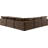 Hripsik Velvet L-Shaped Sectional Reversible-87141420