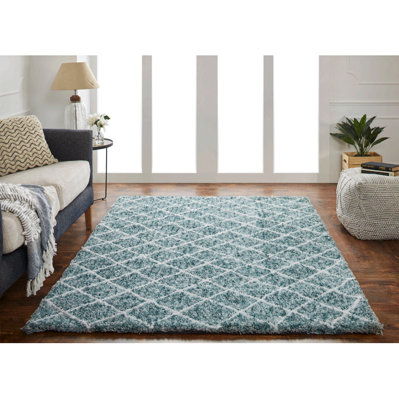 Tapis de zone turquoise Mccreary