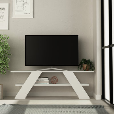 Enrico Modern TV Stand 50" TVs with Open Shelf