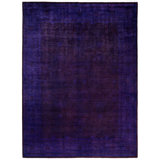Overdyed One-of-a-Kind 9' 3" X 12' 8" Hand Knotted Area Rug