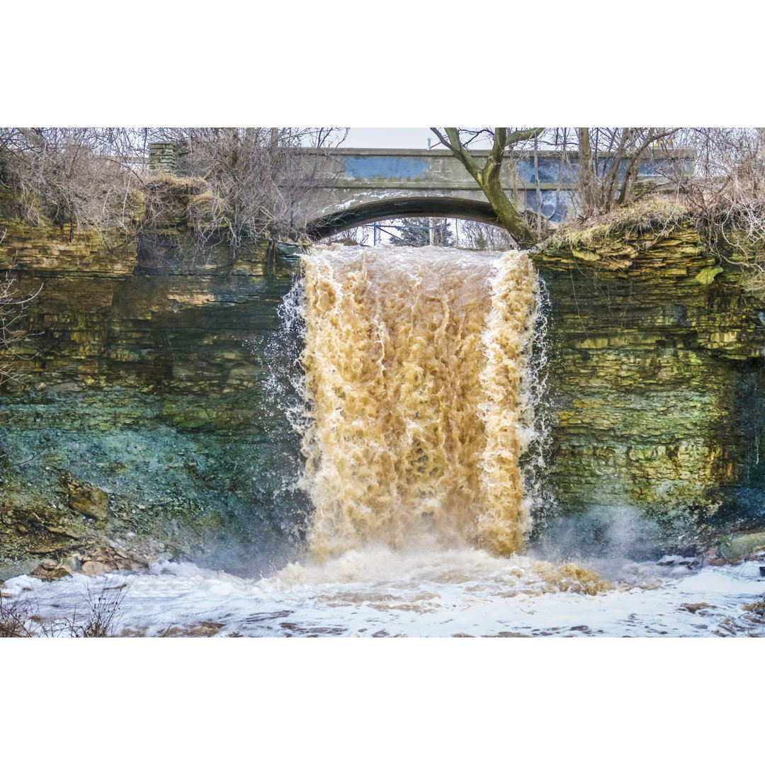 Wequiock Falls Nea von JamesBrey - Wrapped Canvas Kunstdrucke