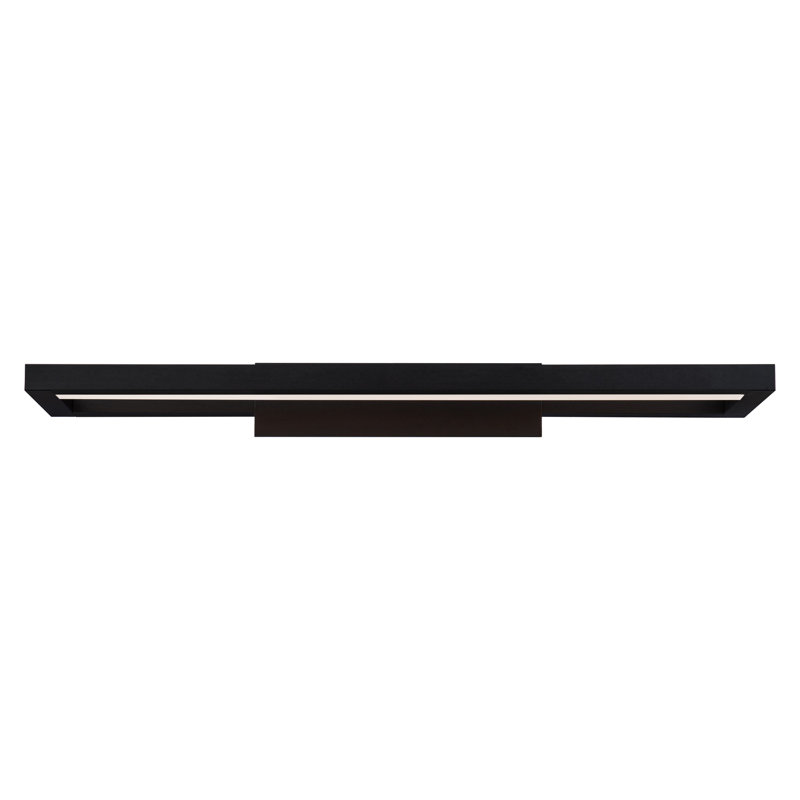1 - Light LED Bath Bar, Black, 3000K