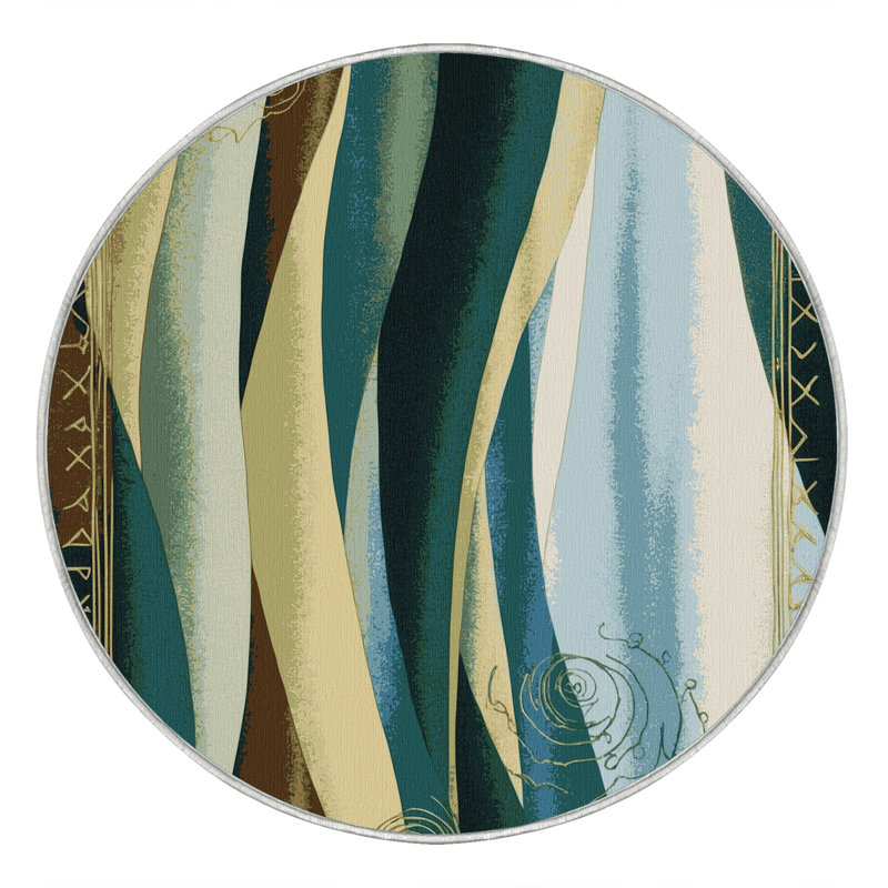 Twilight Dunes Rug, Round 4'