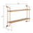 Emery Wood & Metal 2 Tier Wall Shelf-367769236-365553663