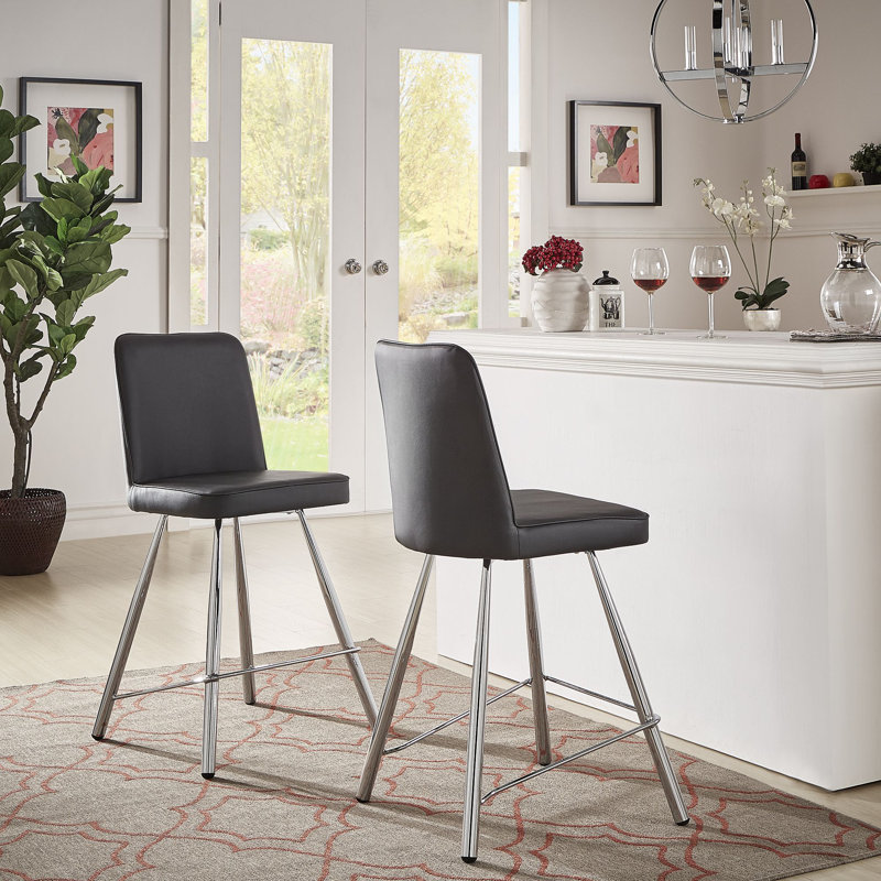 Tabouret de comptoir 24,8 po Knaresborough, Noir