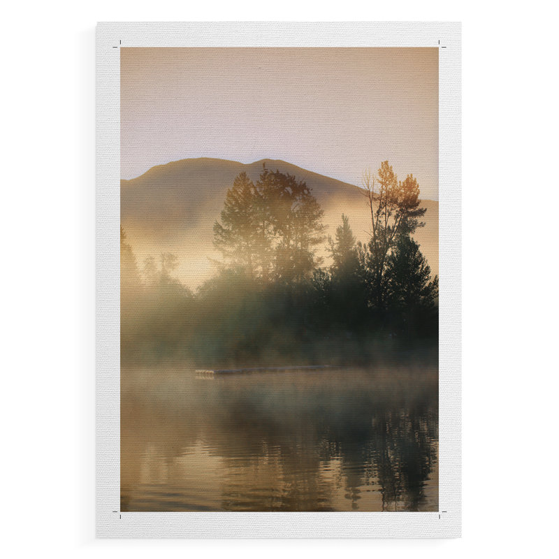 Emerald Reflections - Impression sur toile seulement - NON-CADRE, H 18 po x l 12 po