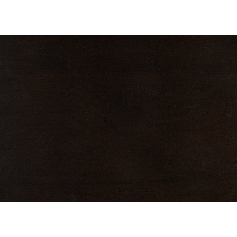 Ensemble de 2 tabourets de bar en similicuir transitionnel de 29 po de hauteur, structure en bois massif au fini espresso