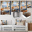 «Blue Italian Bath Serenity IV», art mural en métal pour salle de bain-101156035